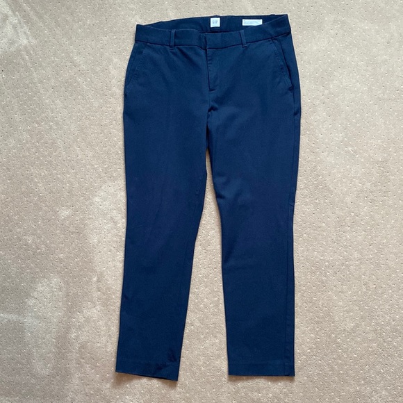 Navy GAP Signature Skinny Ankle Pant sz 14 - Picture 1 of 2